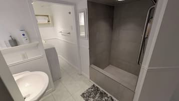 Towels, soap, toilet paper