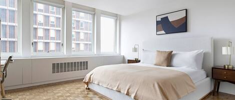 2 makuuhuonetta, silitysrauta/-lauta, Wi-Fi, vuodevaatteet