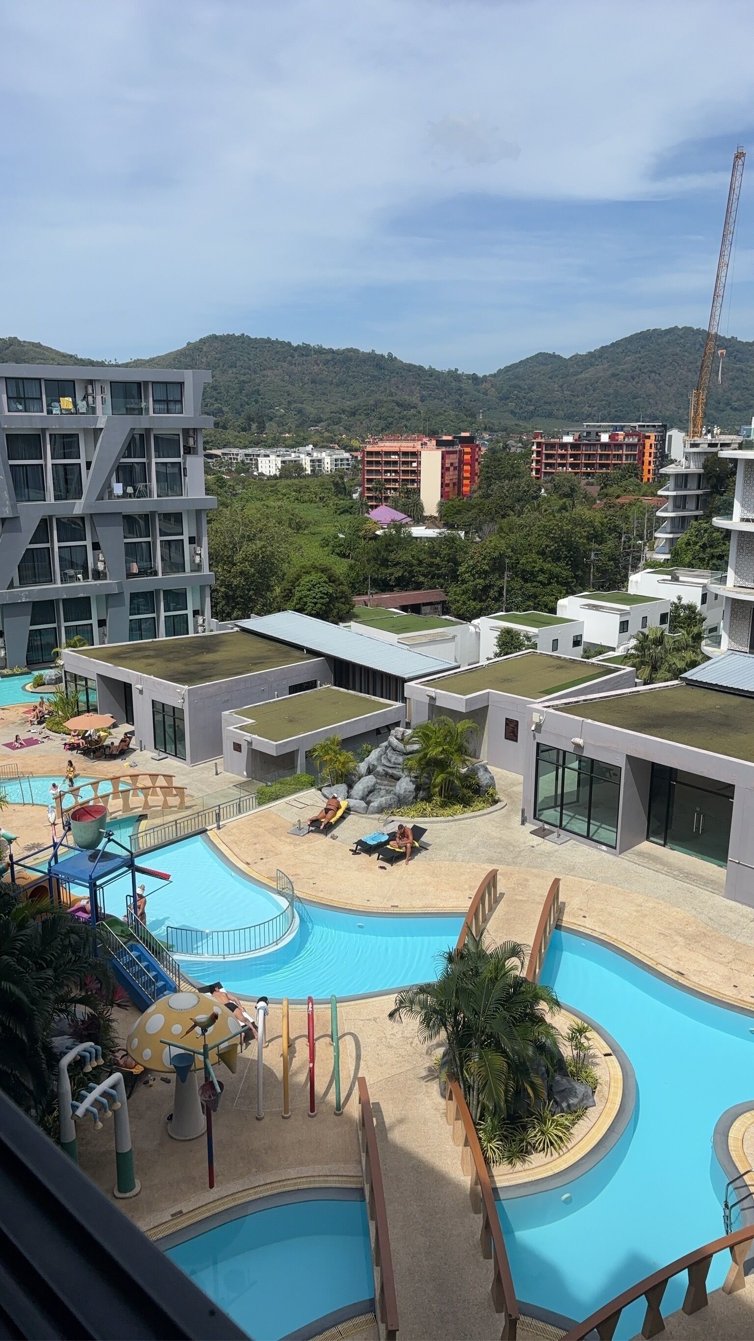 Loft Standard, 1 chambre, vue piscine, côté montagne | Vue depuis le balcon