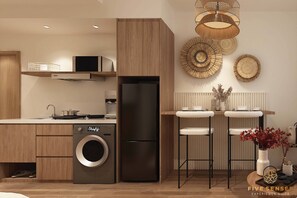 Refrigerador, microondas