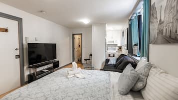 1 chambre, fer et planche Ă repasser, accĂšs Internet, draps fournis