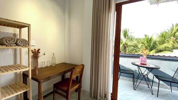 Deluxe-Zimmer, Balkon, Gartenblick | Zimmerausstattung