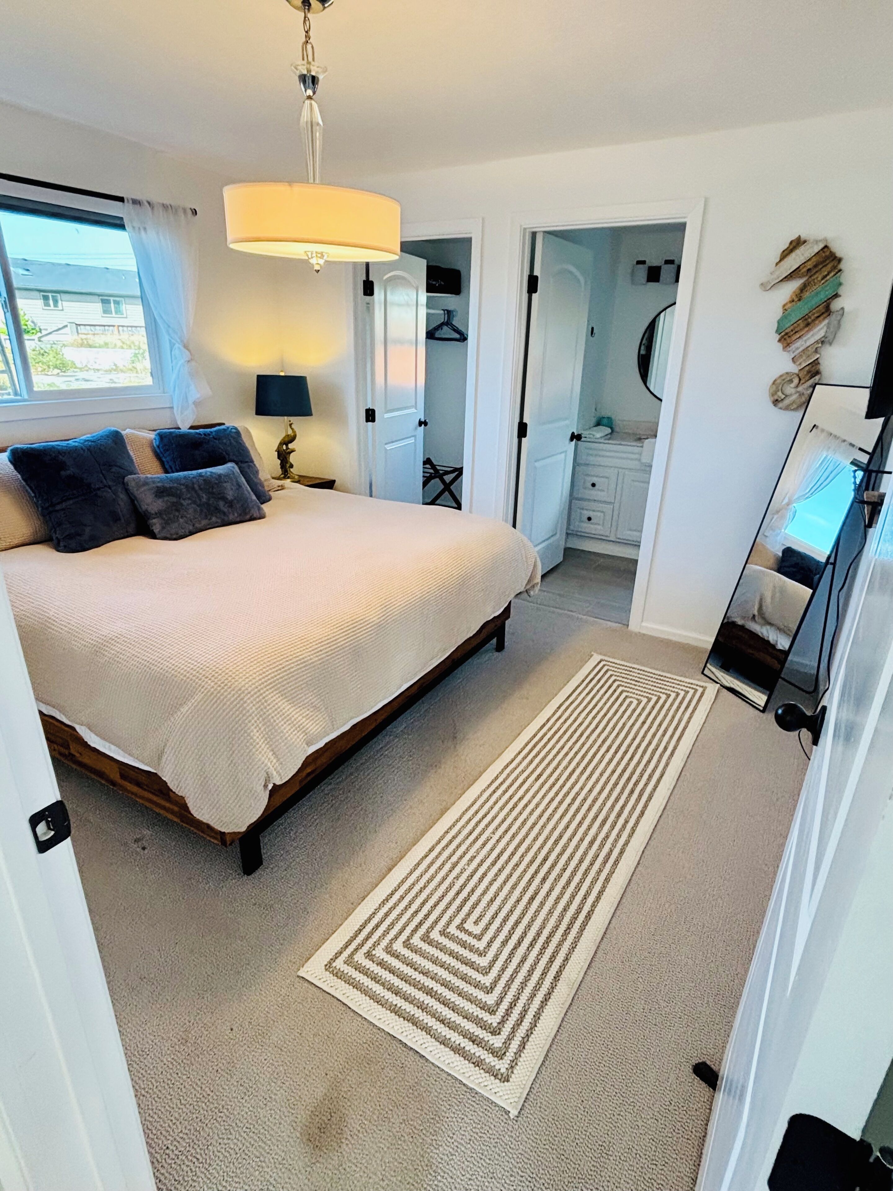 3 soverom, strykejern/-brett, reiseseng for barn og wi-fi (inkludert)