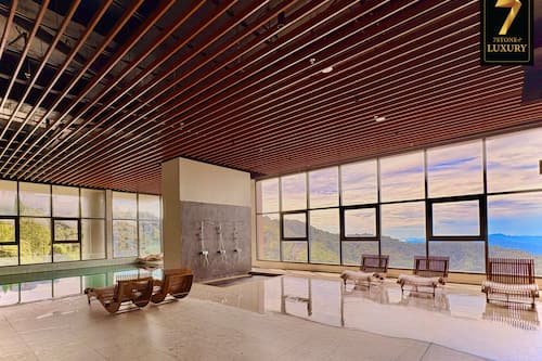 Indoor pool, outdoor pool
