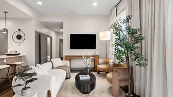 Smart TV, video games, DVD player, books