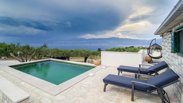 Unclassified image, 1 of 27, button - Holiday Home Bliss - Holiday Home With Outdoor Pool and Sea View (Supetar)