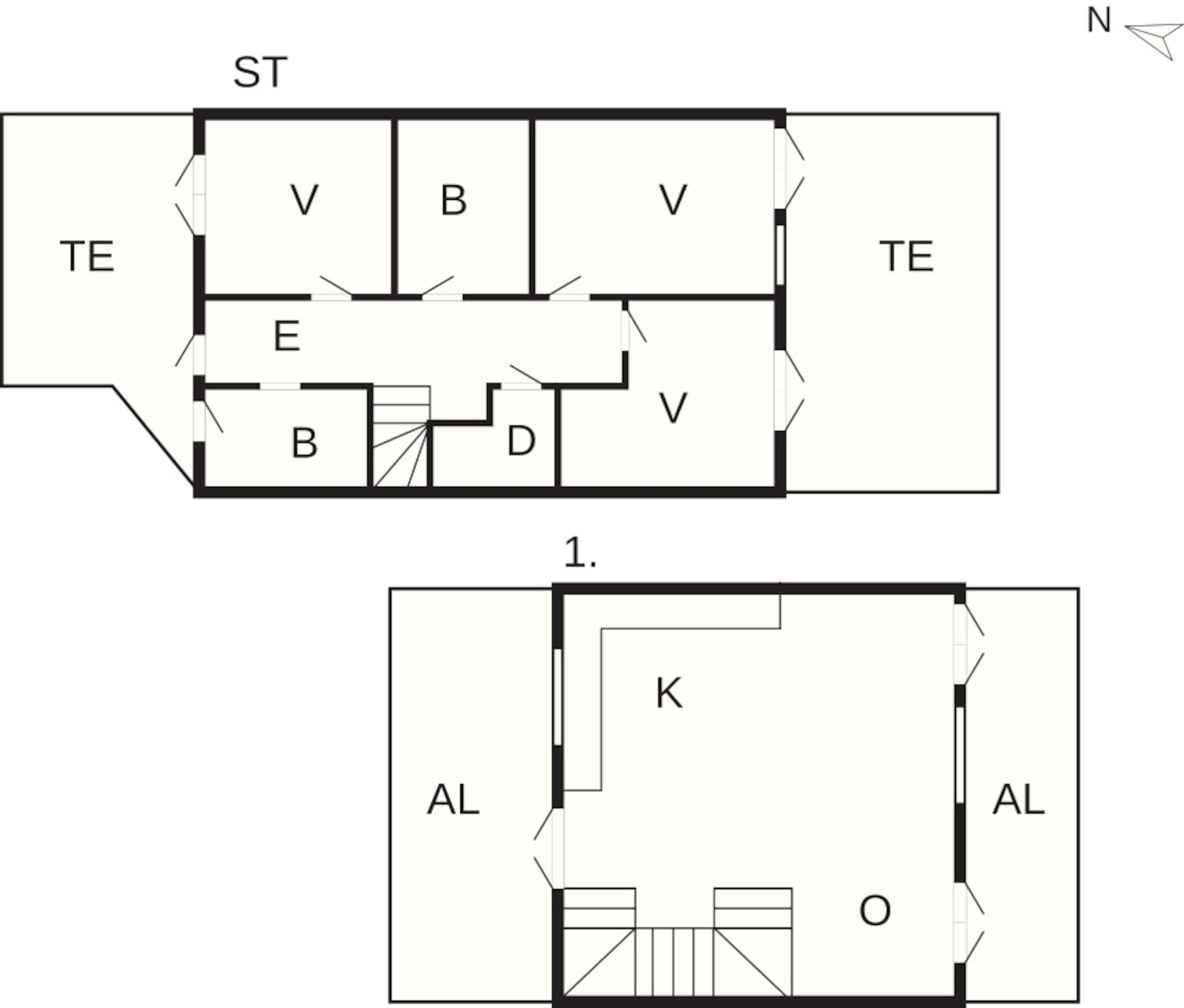 Elite-hus - 3 soveværelser | Plantegning
