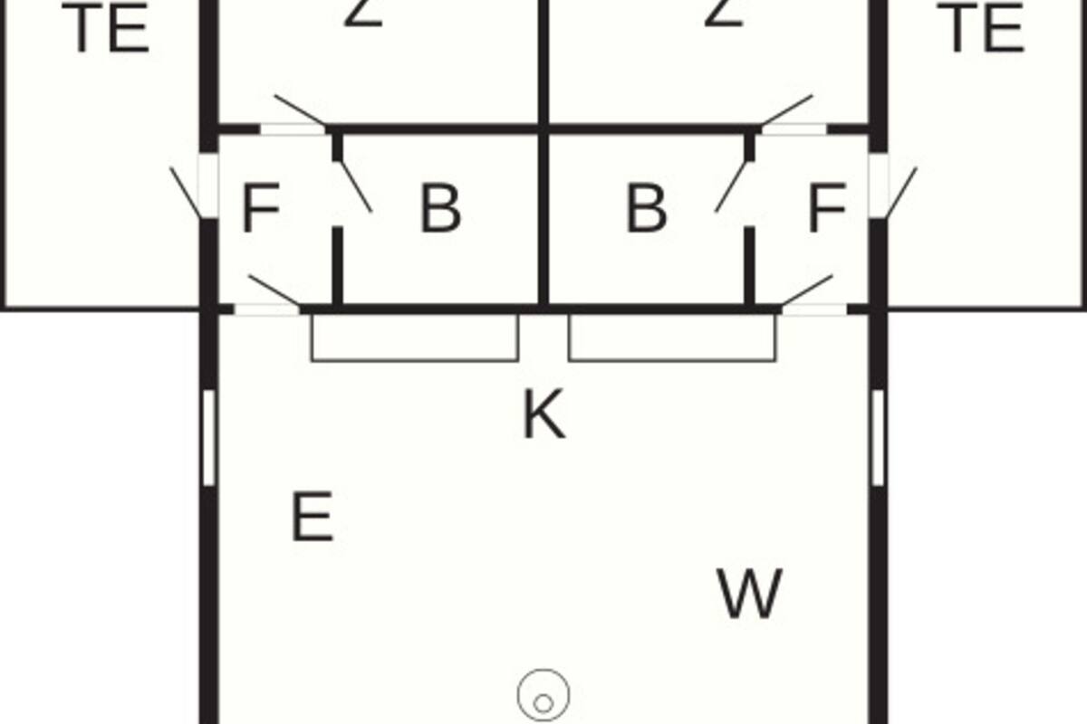 บ้านพักคลาสสิก, 2 ห้องนอน | ผังชั้นอาคาร