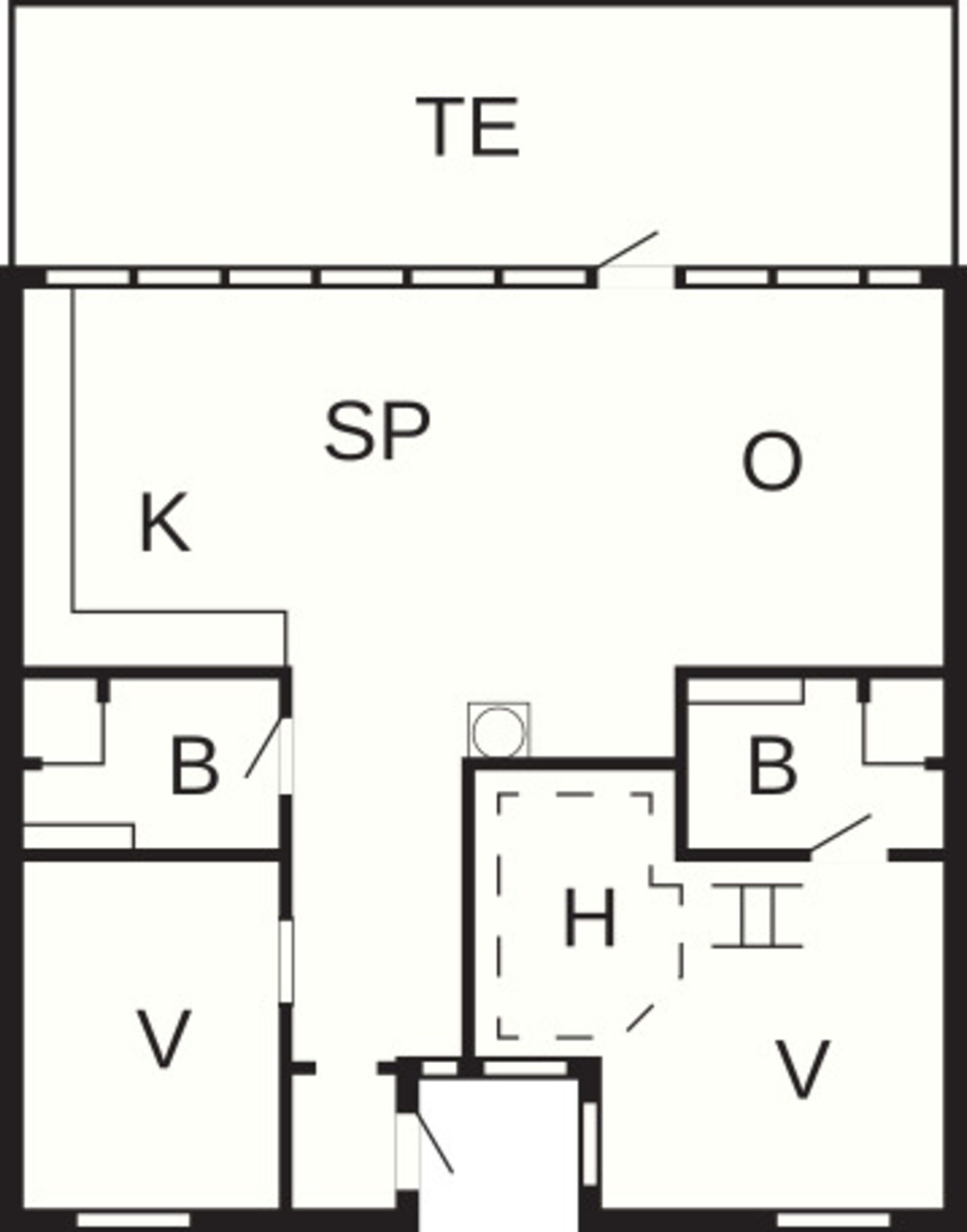Klassiek huis, 3 slaapkamers | Grondplan