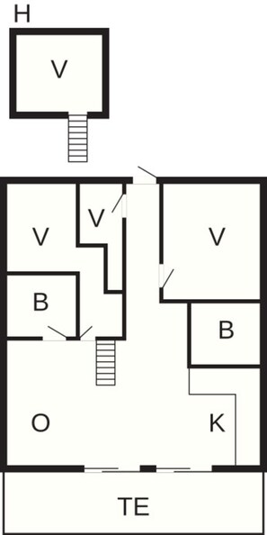 Floor plan - Holiday Home on a Holiday Park in Karrebaeksminde (Karrebæksminde)