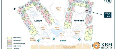 Majoituspaikan kartta