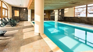 Outdoor pool, a heated pool - Apartment in La Toussuire Near Ski Slopes (Fontcouverte-la-Toussuire)