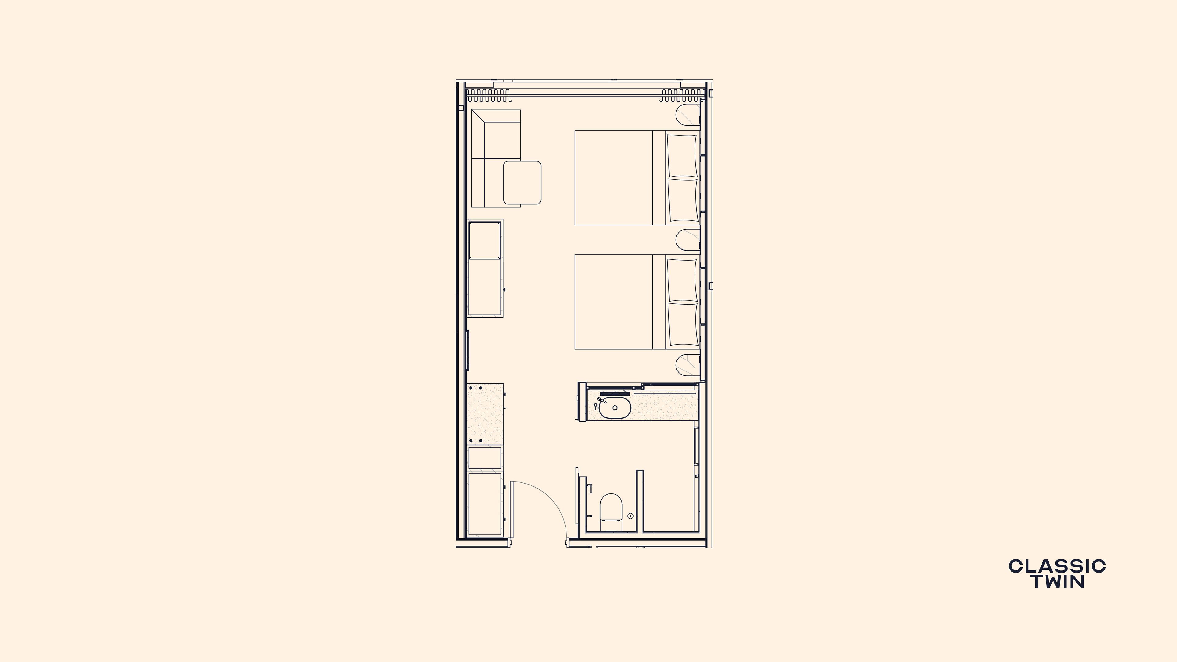 Classic Twin Room, 2 Queen Beds | Premium bedding, pillow-top beds, in-room safe, laptop workspace