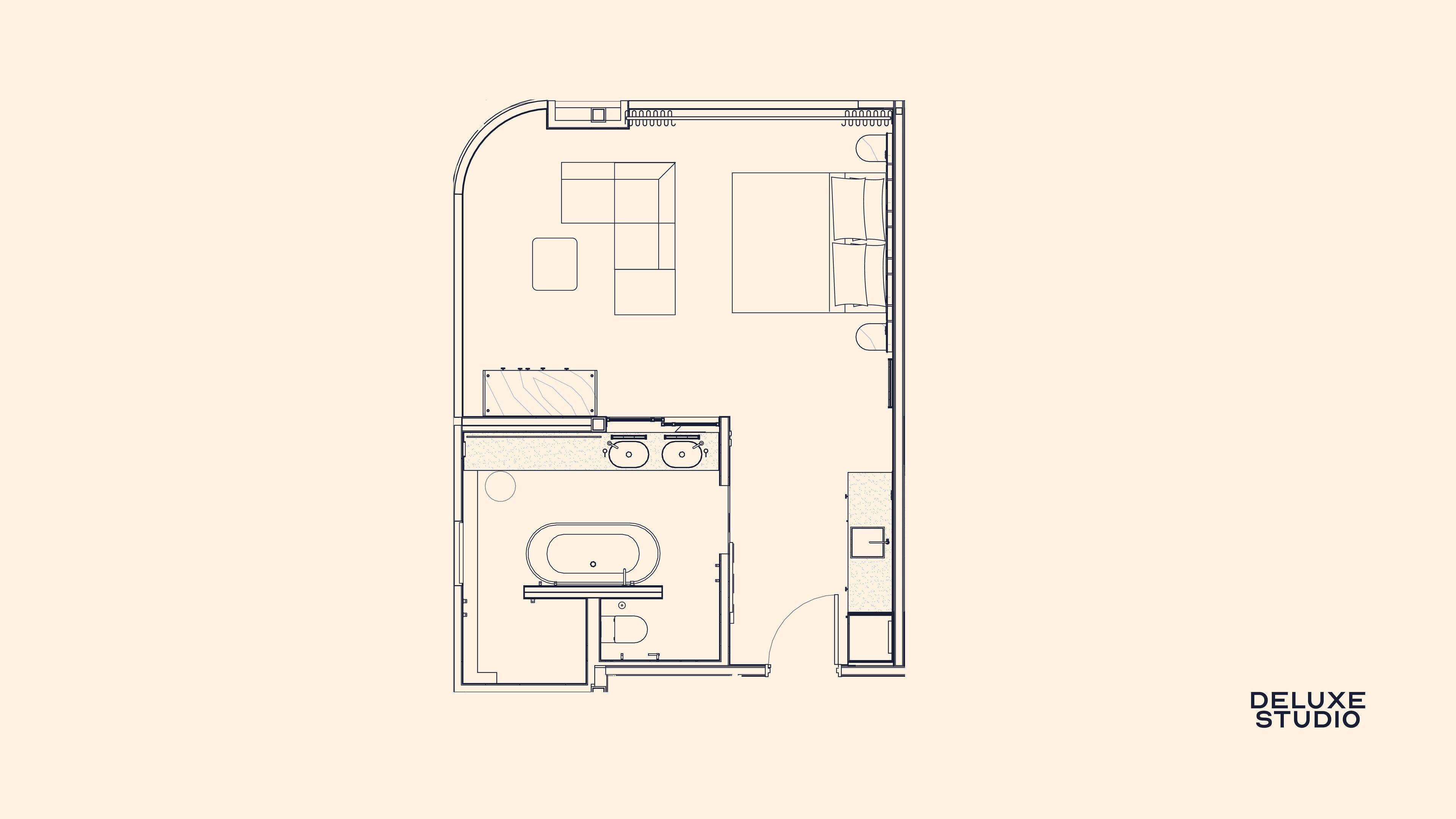 Deluxe Studio | Premium bedding, pillow-top beds, in-room safe, laptop workspace