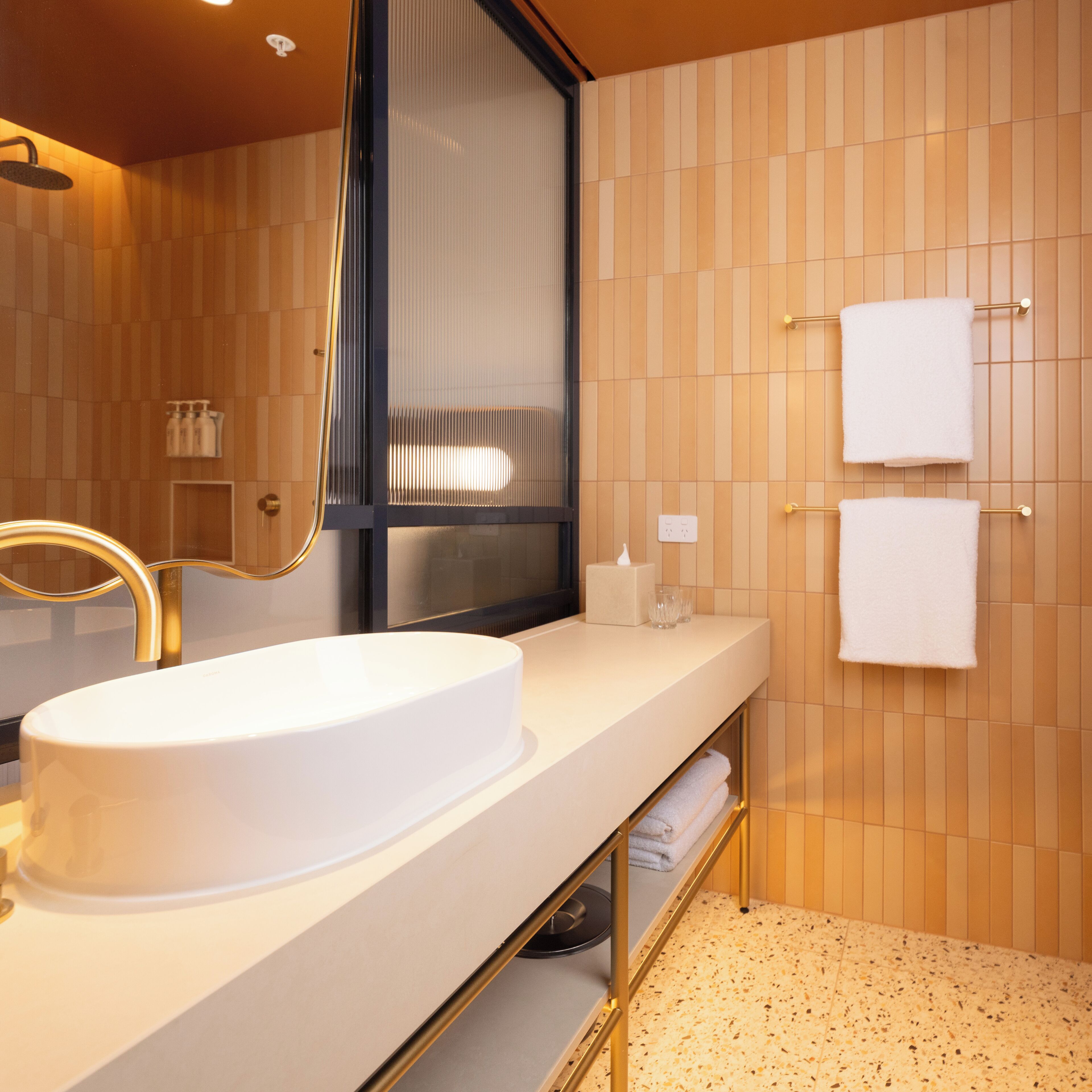 Classic Twin | Bathroom | Free toiletries, hair dryer, towels, soap