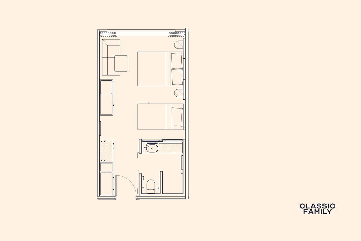 Family Room | In-room safe, laptop workspace, blackout drapes, soundproofing