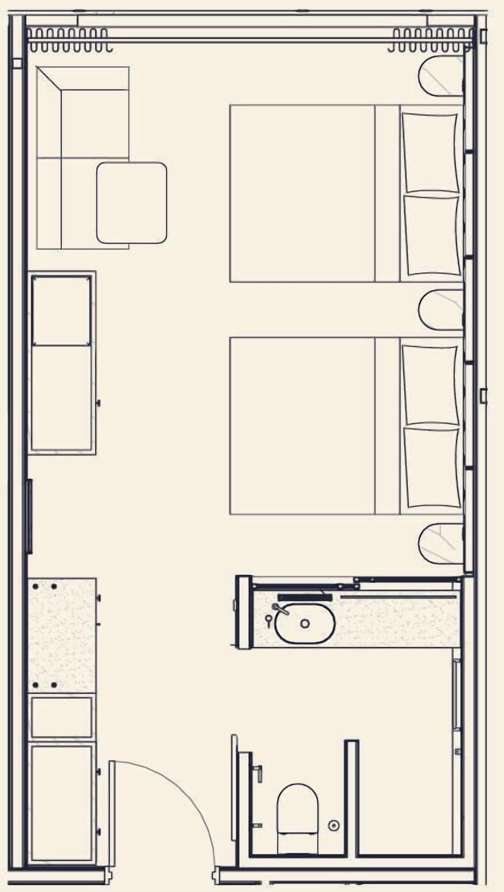 Classic Twin | Floor plan