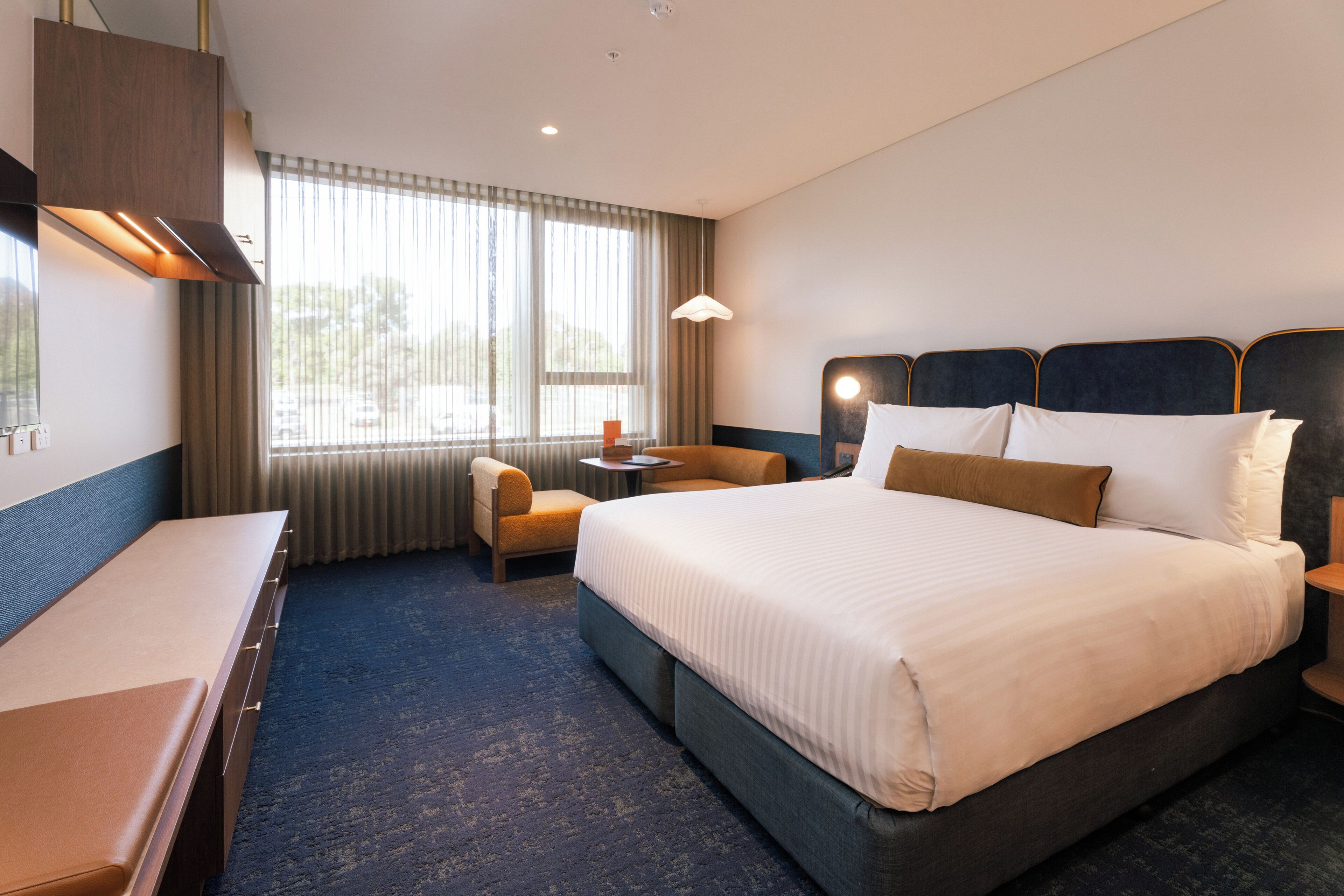 Premium bedding, pillow-top beds, in-room safe, laptop workspace