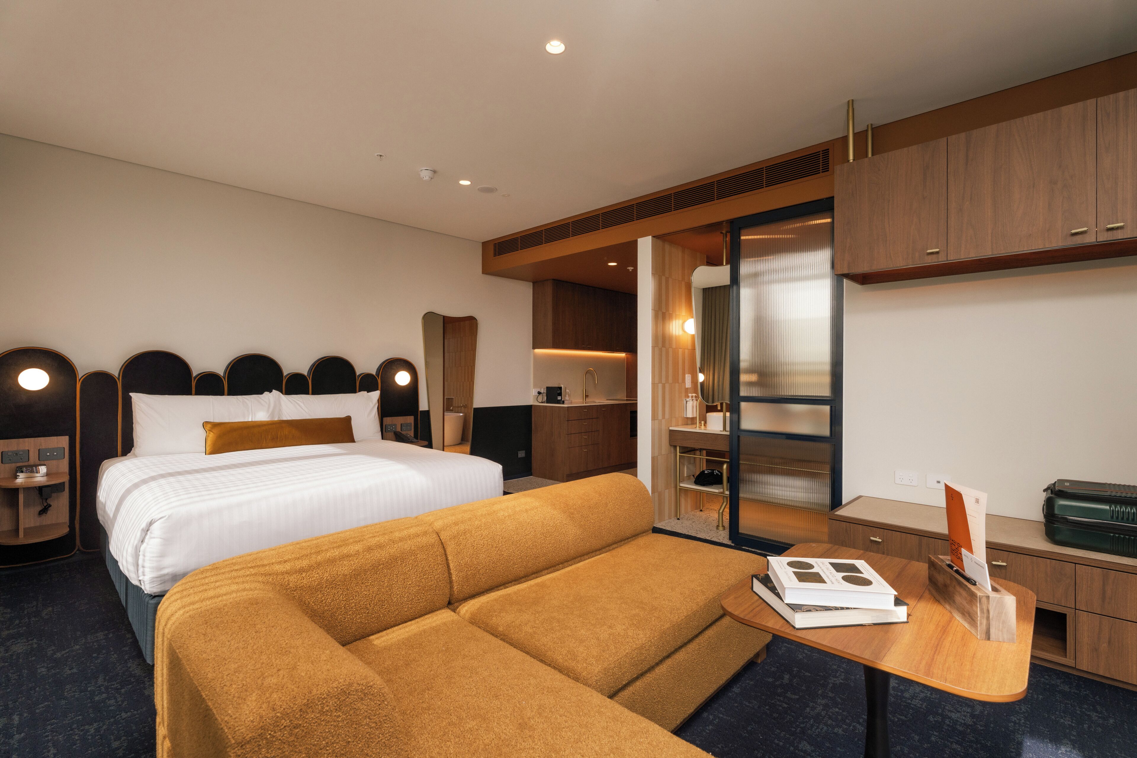 Premium bedding, pillow-top beds, in-room safe, laptop workspace