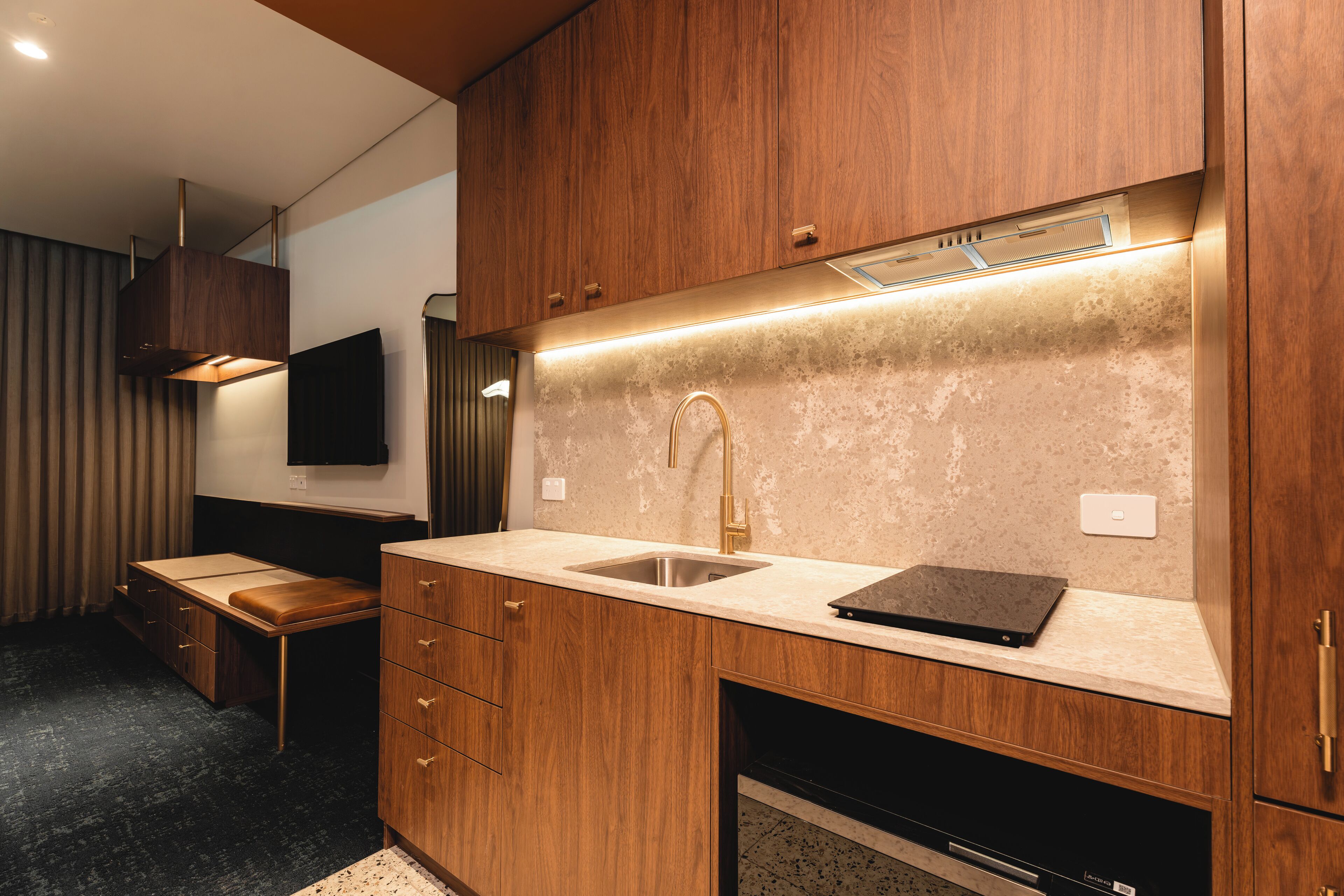 Studio, 1 Tempat Tidur King | Dapur pribadi