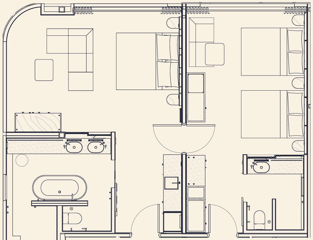 مخطط تصميم الطابق