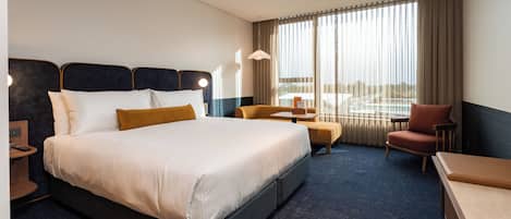 Classic-Doppelzimmer, 1 King-Bett | Hochwertige Bettwaren, Daunenbettdecken, Pillowtop-Betten, Zimmersafe
