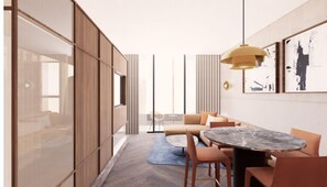 Executive-Suite, Balkon | Wohnbereich