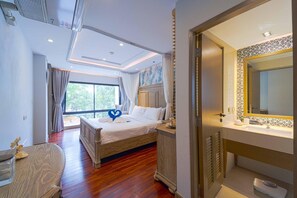Apartemen, 4 kamar tidur, Bebas Asap Rokok, pemandangan kebun | Denah