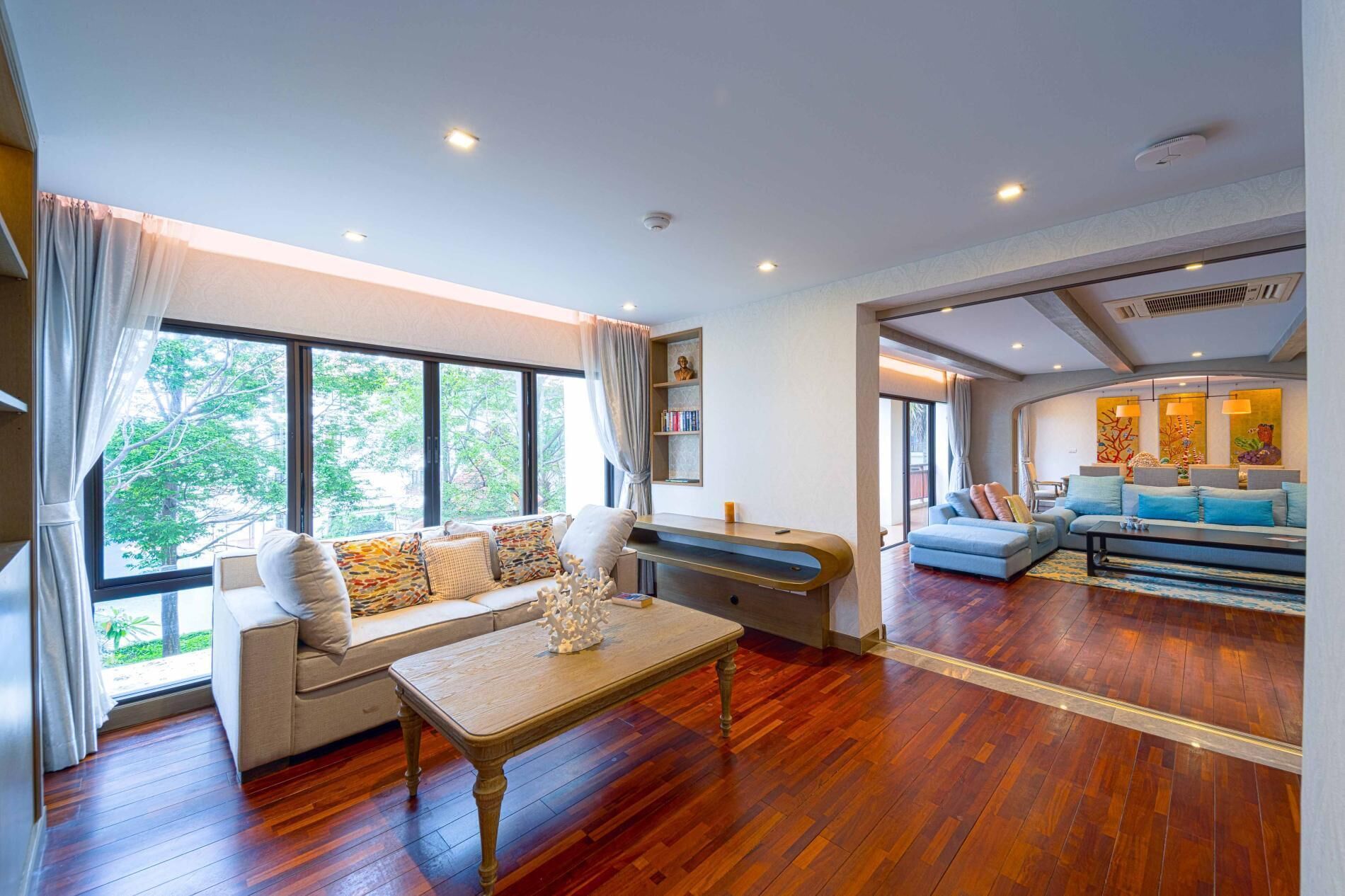 อพาร์ทเมนท์, 4 ห้องนอน, ปลอดบุหรี่, วิวสวน | ผังชั้นอาคาร