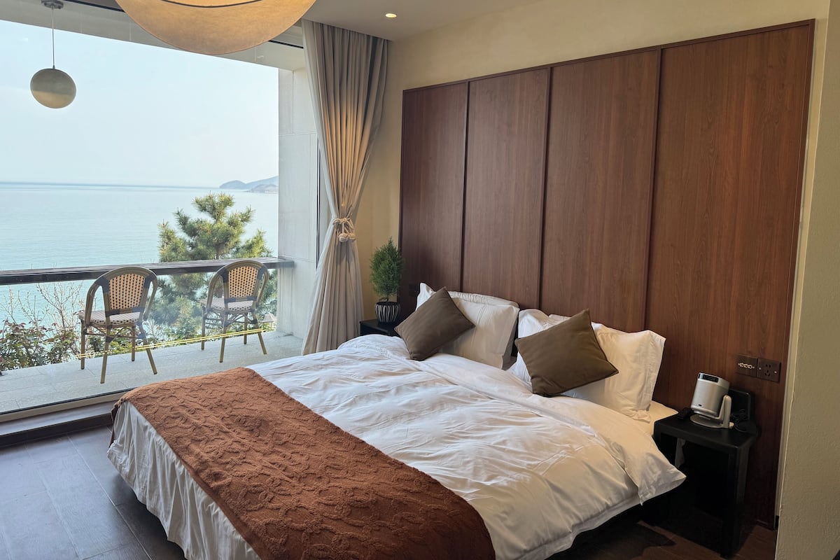 Elite-Zimmer, Meerblick, zum Garten hin