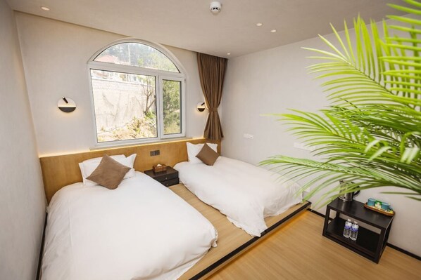 Twin kamer, uitzicht op heuvels | Gratis wifi