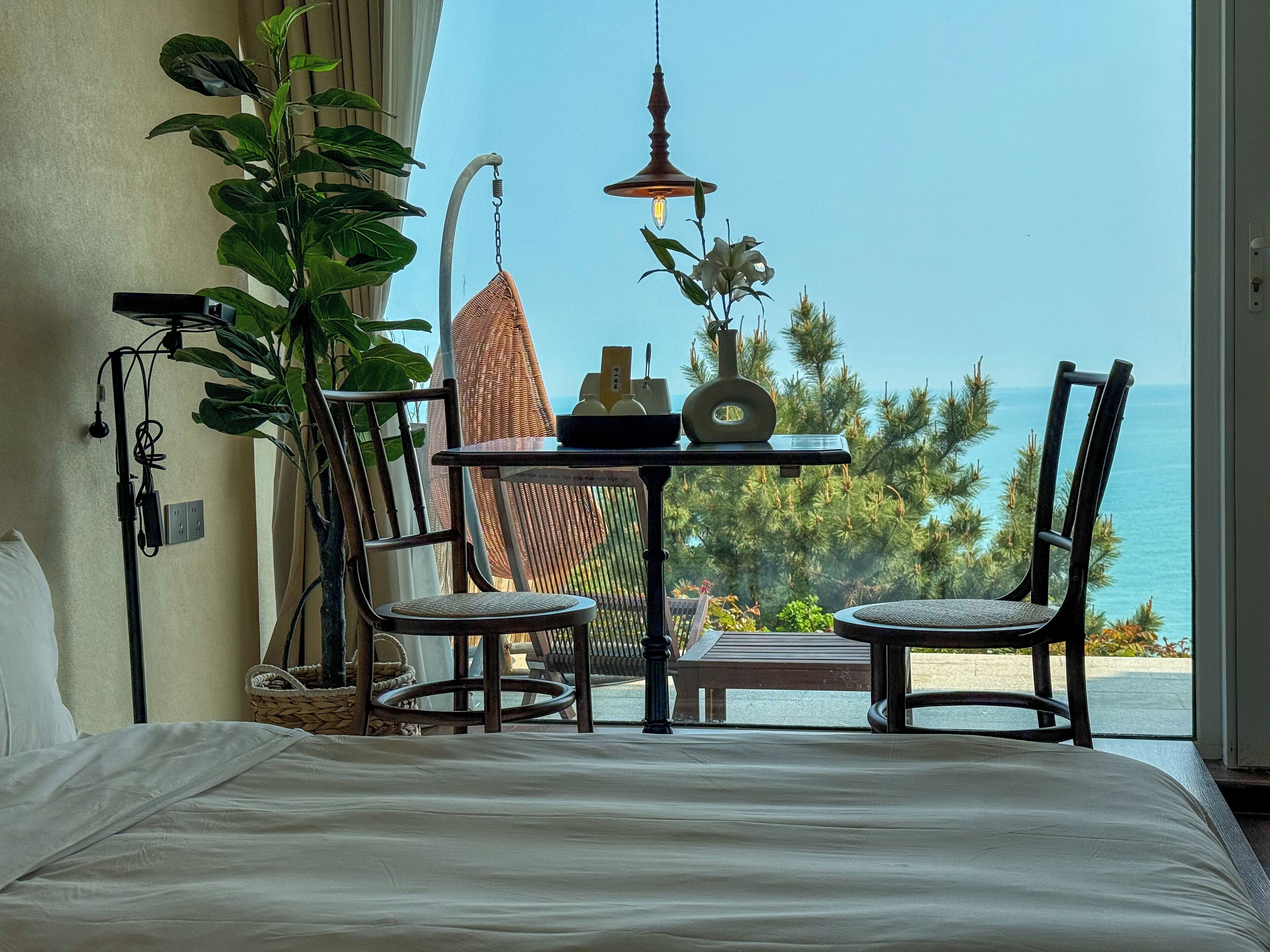 Chambre Signature avec lits jumeaux, vue mer, côté jardin