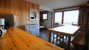 Dining - Dba124p - 2 Bedroom Apartment + Sleeping Alcove - Balcony - Sleeps 8 - 1800 Area (Puy-Saint-Vincent)