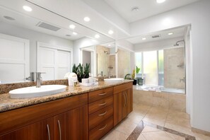 Shower - Kapalua Bay Villas | 2 Free Rental Cars | KBM Resorts | 180 Degree Views | 2 Units, 3 Bedrooms | ML-1999 (Lahaina)