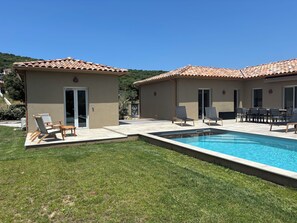 Pool - Villa Rosula private pool, heated (Oletta)