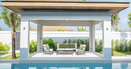 Mouana Breeze Maikhao 700㎡ Luxury 3-Bed Pool Villa – 900m to Beach,with fitness