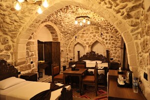 Family Quadruple Room, City View | In-room safe, desk, iron/ironing board, free WiFi