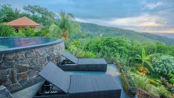 Blick von der Unterkunft