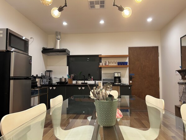 Microwave, oven, stovetop