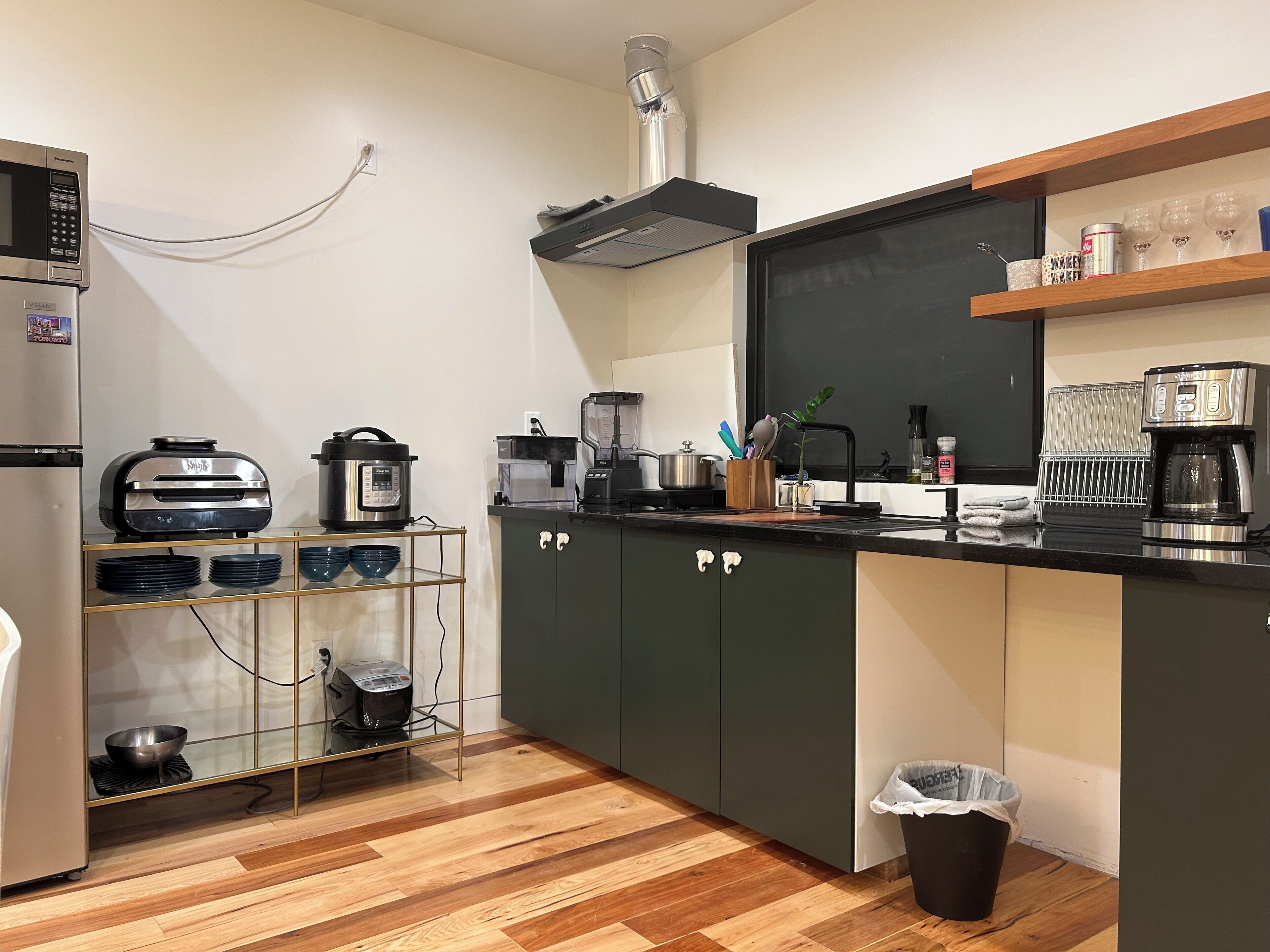 Microwave, oven, stovetop