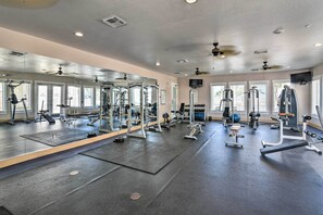 Fitness facility - Private Beach Access: Galveston Resort Condo! (Galveston)