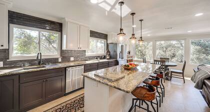 Panoramic Lake Views! Elegant Marble Falls Home