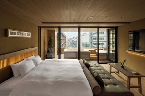 Deluxe Suite, 2 Bedrooms, City View | In-room safe, blackout drapes, iron/ironing board, free WiFi - MOKU Kyoto (Kyoto)