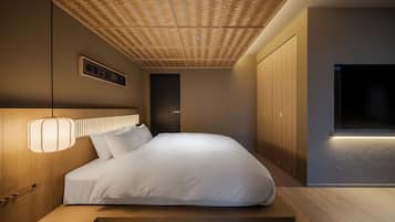 Premium Studio Suite, Private Pool, City View | In-room safe, blackout drapes, iron/ironing board, free WiFi