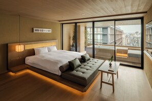 Deluxe Suite, 2 Bedrooms, City View | In-room safe, blackout drapes, iron/ironing board, free WiFi - MOKU Kyoto (Kyoto)