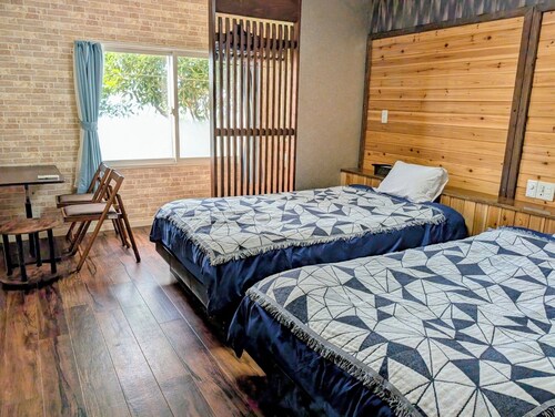 A twin room with a view of the Sea of Japan from t / Tottori Tottori