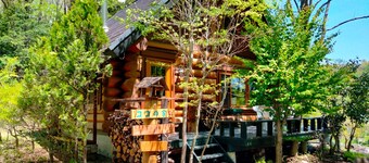 Barrel sauna Enjoy a bonfire BBQ  Yatsugatake Co / Hokuto Yamanashi