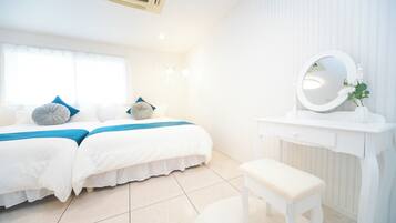 2 Schlafzimmer, Schreibtisch, kostenloses WLAN, Bettwäsche