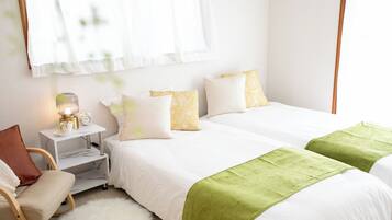 4 間睡房、書桌、免費 Wi-Fi、床單