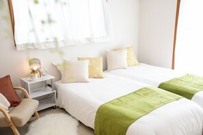 4 間睡房、書桌、免費 Wi-Fi、床單